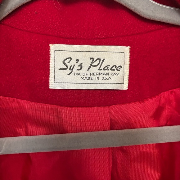 Women's Red Jacket - Picture 2 of 8